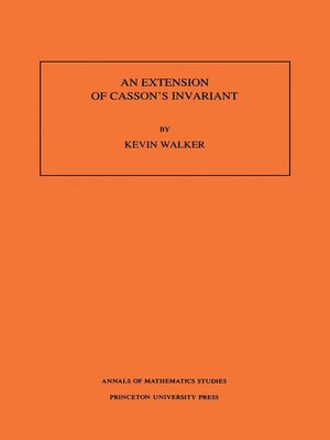 cover image of An Extension of Casson's Invariant